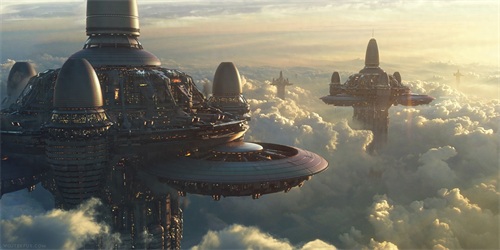 一组画面宏伟的科幻题材插画作品欣赏！有很多脑洞大开的创意设计