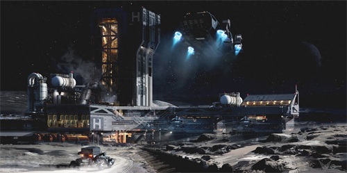 一组画面宏伟的科幻题材插画作品欣赏！有很多脑洞大开的创意设计