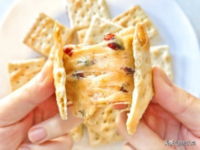 ​1分钟教你做能拉丝的牛轧饼干，香脆可口，甜而不腻，一学就会