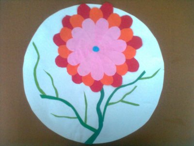 ​儿童自学简单漂亮卡纸手工贴画，锻炼动手能力