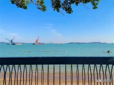 在广州南沙看海