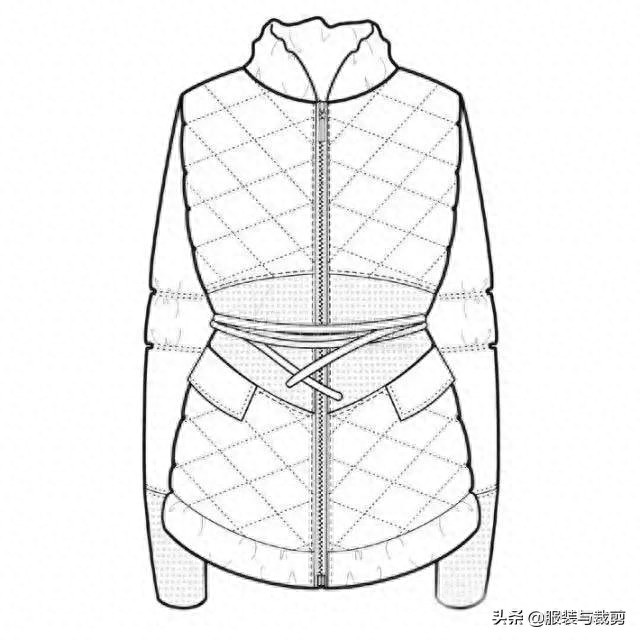 12款时尚服装设计手绘图