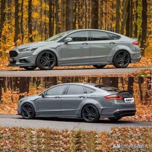 改装案例欣赏之：福特蒙迪欧改装轮眉大小包围 套件