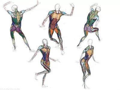 ​动漫人体就该这么画，超棒的动态参考